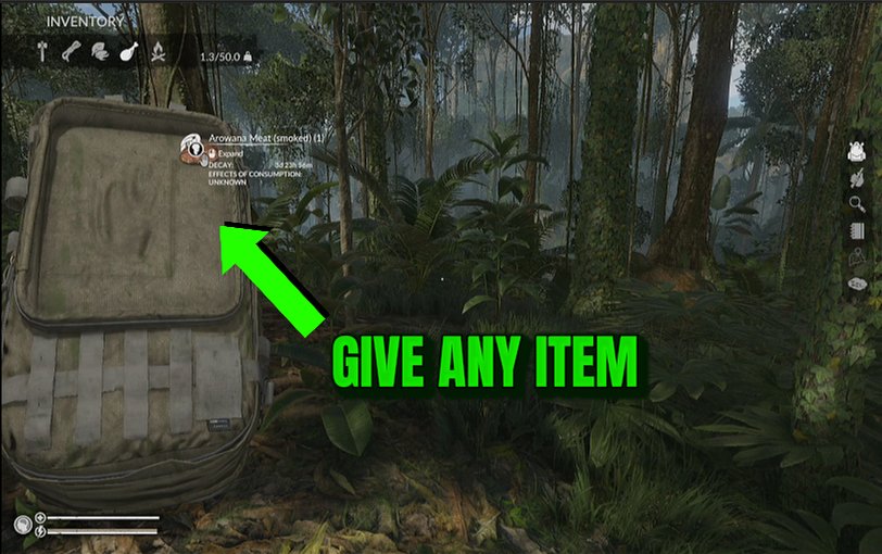 Green Hell — Amazon Cart (Give Item) (screenshot 3)